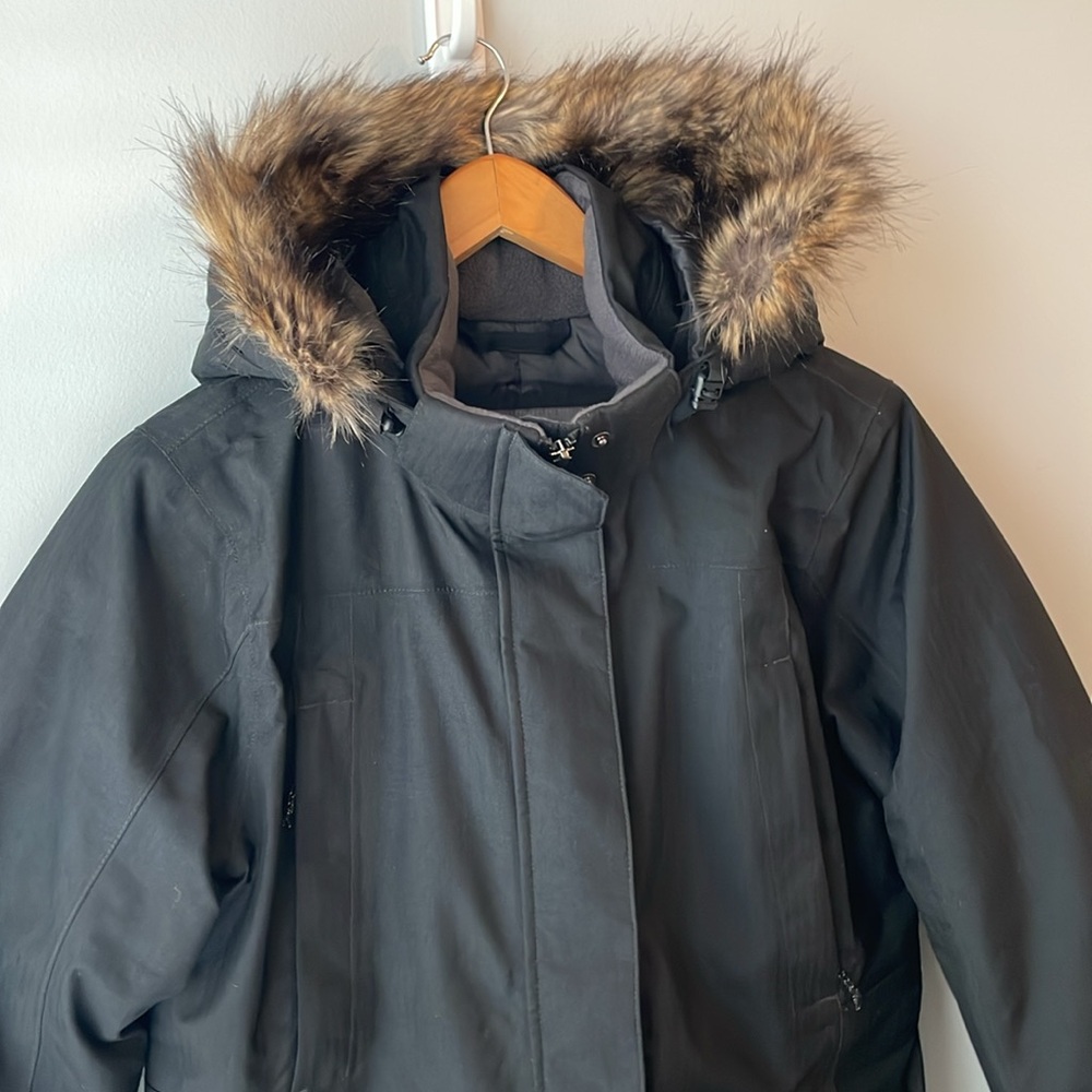 Eddie Bauer Winter Waterproof Black Down Coat - Picture 2 of 11